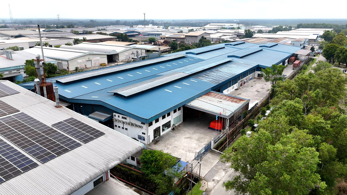 Aerial view of the HONSOAR Malaysia production base