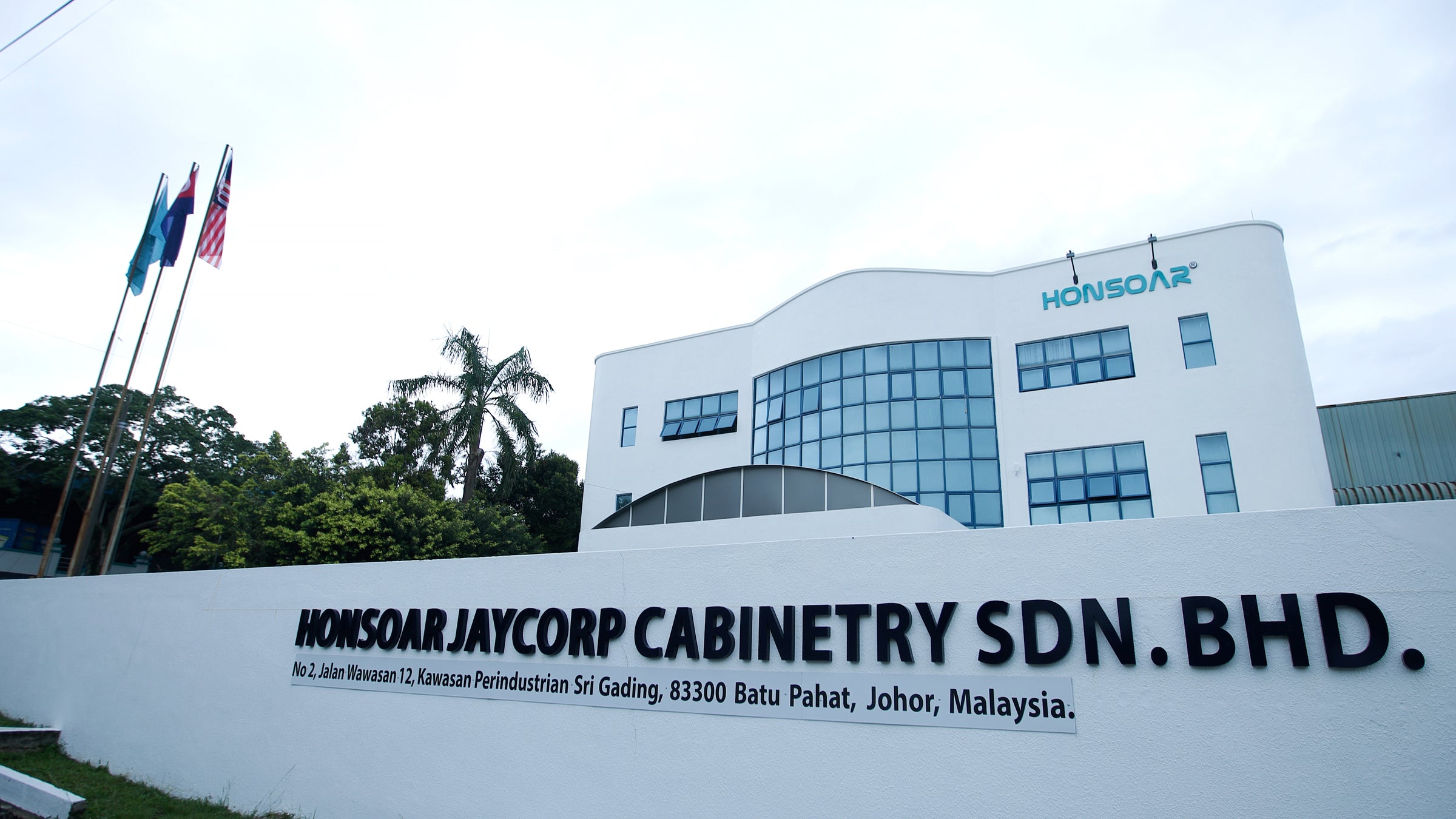 Exterior of the HONSOAR Malaysia facility