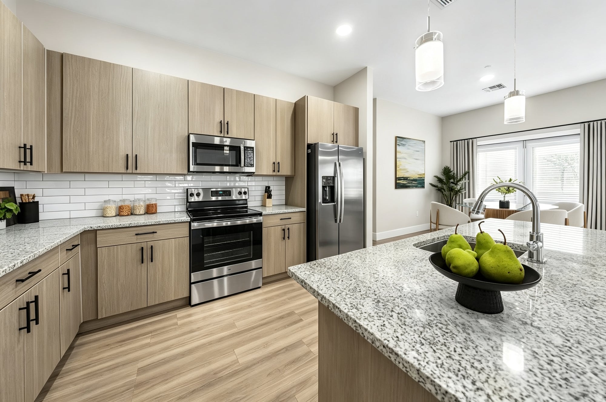 Kitchen interior at Album Cooley Station