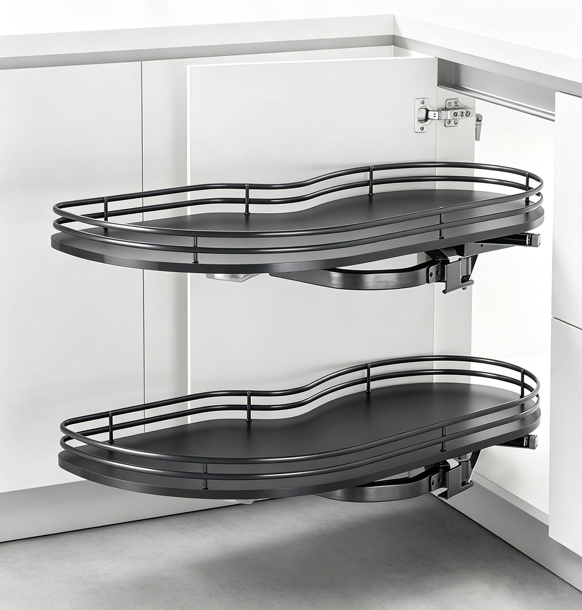 HONSOAR stocked tall pantry pull-out storage system