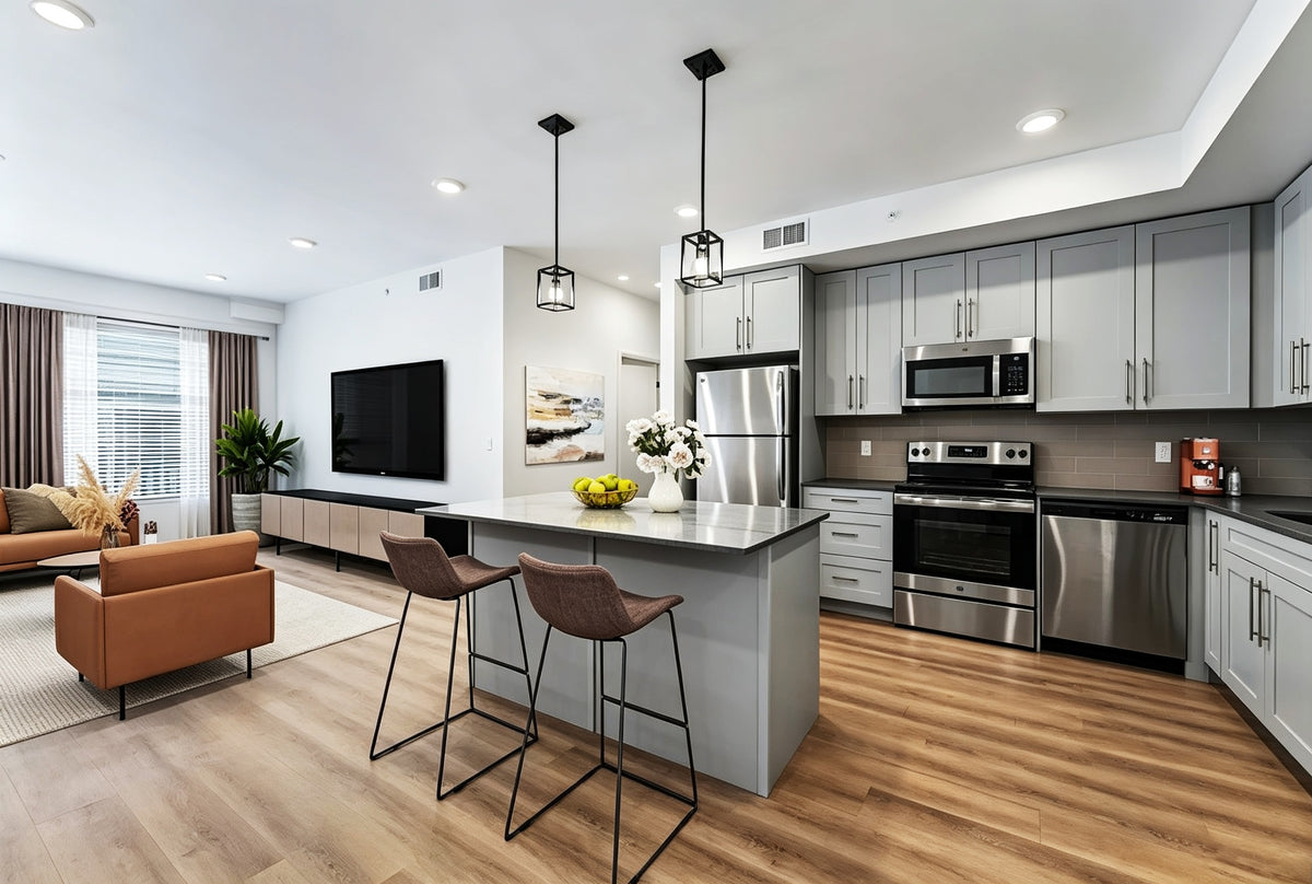 Completed residential development using Honsoar cabinet solutions